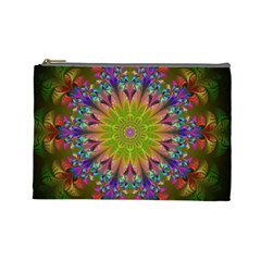 Fractal Abstract Background Pattern Cosmetic Bag (Large)