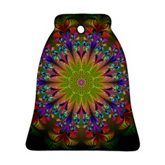 Fractal Abstract Background Pattern Bell Ornament (Two Sides)