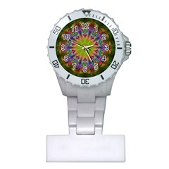 Fractal Abstract Background Pattern Plastic Nurses Watch