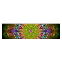 Fractal Abstract Background Pattern Satin Scarf (Oblong)