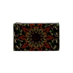 Art Abstract Fractal Pattern Cosmetic Bag (small) by Wegoenart