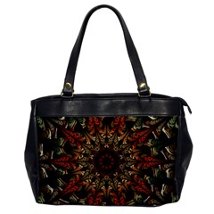 Art Abstract Fractal Pattern Oversize Office Handbag by Wegoenart