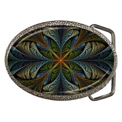 Fractal Art Abstract Pattern Belt Buckles by Wegoenart