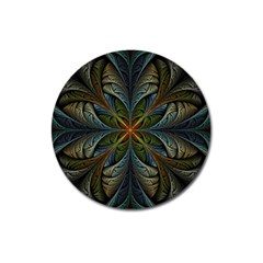 Fractal Art Abstract Pattern Magnet 3  (round) by Wegoenart