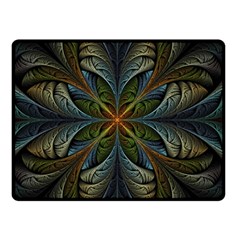 Fractal Art Abstract Pattern Double Sided Fleece Blanket (small)  by Wegoenart