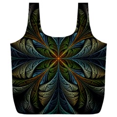 Fractal Art Abstract Pattern Full Print Recycle Bag (xxl)