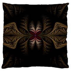 Fractal Abstract Design Mystical Large Cushion Case (two Sides) by Wegoenart