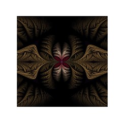 Fractal Abstract Design Mystical Small Satin Scarf (square) by Wegoenart