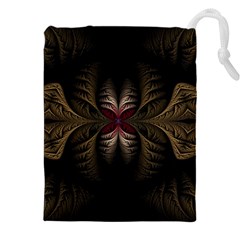 Fractal Abstract Design Mystical Drawstring Pouch (4xl)