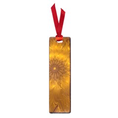 Fractal Flower Floral Gold Pattern Small Book Marks by Wegoenart