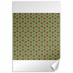 Background Green Ornamental Pattern Canvas 20  X 30 