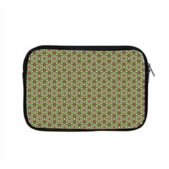 Background Green Ornamental Pattern Apple Macbook Pro 15  Zipper Case by Wegoenart