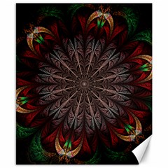 Fractal Flower Fantasy Floral Canvas 8  X 10  by Wegoenart