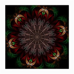 Fractal Flower Fantasy Floral Medium Glasses Cloth by Wegoenart