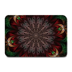 Fractal Flower Fantasy Floral Plate Mats by Wegoenart