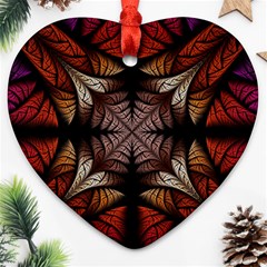 Ornament Decorative Floral Design Ornament (heart) by Wegoenart