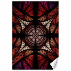 Ornament Decorative Floral Design Canvas 20  X 30 