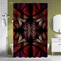 Ornament Decorative Floral Design Shower Curtain 48  X 72  (small)  by Wegoenart