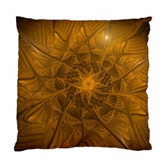 Fractal Flower Floral Gold Pattern Standard Cushion Case (two Sides)