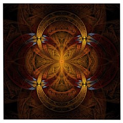 Fractal Art Abstract Pattern Wooden Puzzle Square by Wegoenart