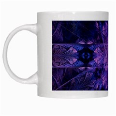 Fractal Symbol Pattern Design White Mugs by Wegoenart