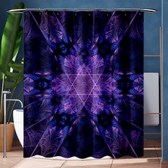 Fractal Symbol Pattern Design Shower Curtain 60  X 72  (medium)  by Wegoenart