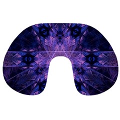 Fractal Symbol Pattern Design Travel Neck Pillow by Wegoenart