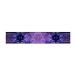 Fractal Symbol Pattern Design Flano Scarf (Mini) Front