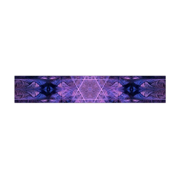 Fractal Symbol Pattern Design Flano Scarf (Mini)