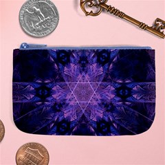 Fractal Symbol Pattern Design Large Coin Purse by Wegoenart