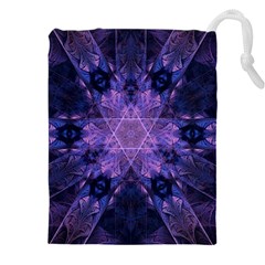 Fractal Symbol Pattern Design Drawstring Pouch (4xl)