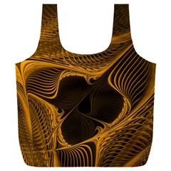 Fractal Design Background Pattern Full Print Recycle Bag (xxl)