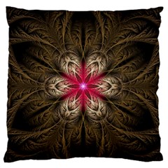 Fractal Background Design Abstract Standard Flano Cushion Case (two Sides) by Wegoenart