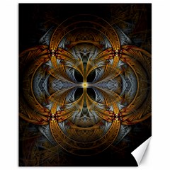 Fractal Art Abstract Pattern Canvas 11  X 14  by Wegoenart