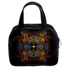 Fractal Art Abstract Pattern Classic Handbag (two Sides) by Wegoenart