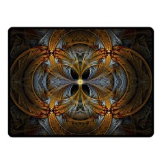 Fractal Art Abstract Pattern Double Sided Fleece Blanket (small)  by Wegoenart