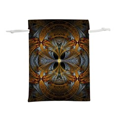 Fractal Art Abstract Pattern Lightweight Drawstring Pouch (s) by Wegoenart