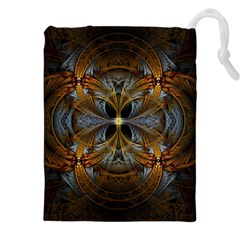 Fractal Art Abstract Pattern Drawstring Pouch (4xl)