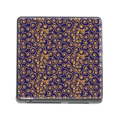 Spiral Pattern Texture Fractal Memory Card Reader (square 5 Slot) by Wegoenart