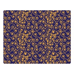 Spiral Pattern Texture Fractal Double Sided Flano Blanket (large)  by Wegoenart