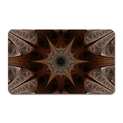 Fractal Abstract Star Pattern Magnet (rectangular) by Wegoenart