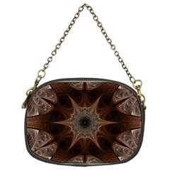 Fractal Abstract Star Pattern Chain Purse (two Sides) by Wegoenart