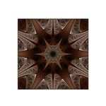 Fractal Abstract Star Pattern Satin Bandana Scarf Front