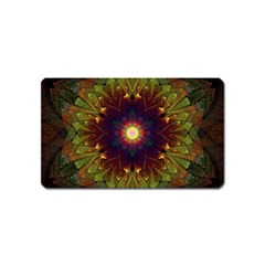 Art Abstract Fractal Pattern Magnet (name Card) by Wegoenart