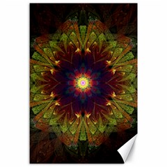 Art Abstract Fractal Pattern Canvas 24  X 36 