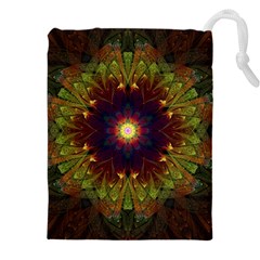 Art Abstract Fractal Pattern Drawstring Pouch (5xl)