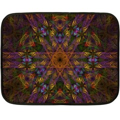 Fractal Abstract Background Pattern Fleece Blanket (mini) by Wegoenart