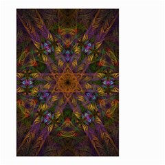 Fractal Abstract Background Pattern Small Garden Flag (two Sides) by Wegoenart