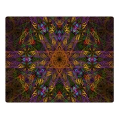 Fractal Abstract Background Pattern Double Sided Flano Blanket (large)  by Wegoenart