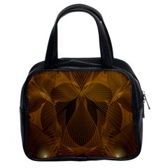 Fractal Design Background Pattern Classic Handbag (two Sides) by Wegoenart